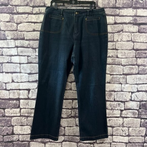 Chico's Blue Jeans Size L/14 - Picture 1 of 7